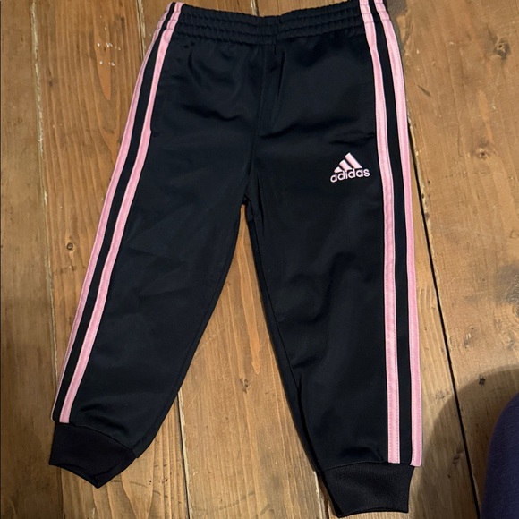 adidas Other - Adidas Kids Sweatpants Black with Pink Accents